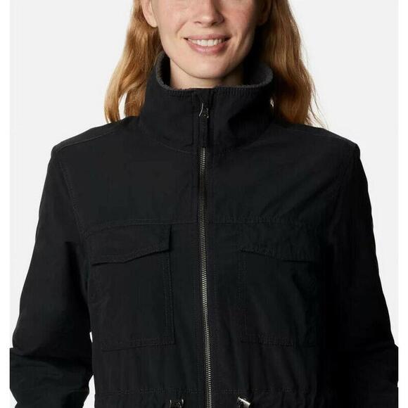 Columbia Women's Tanner Ranch Lined Jacket, Color - Black, Size - Medium - Picture 2 of 4